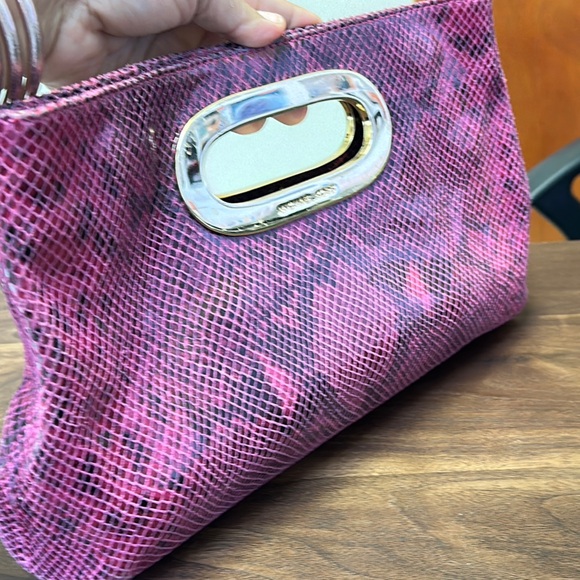 Michael Kors Evening Clutch Bag snakeskin - Picture 6 of 6